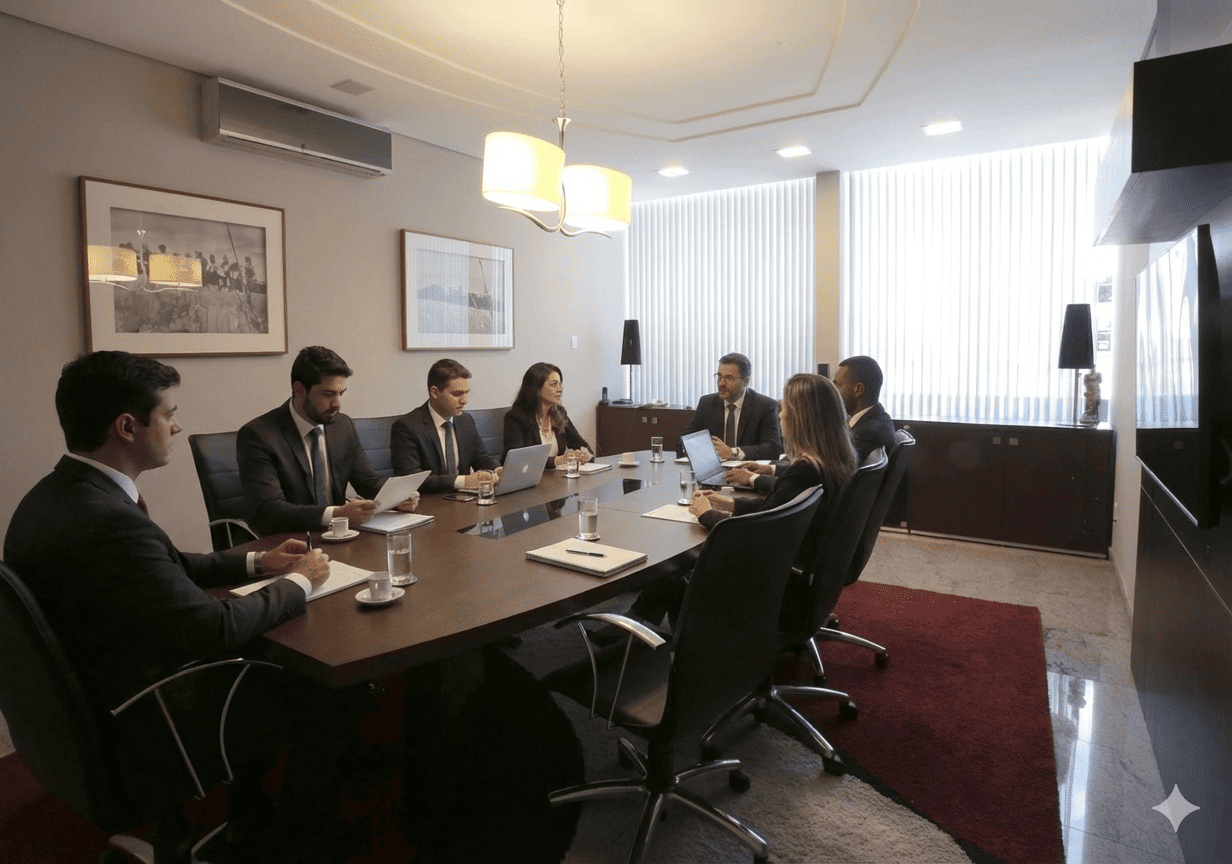 Advogados fundadores do escritório Campos & Fidelis